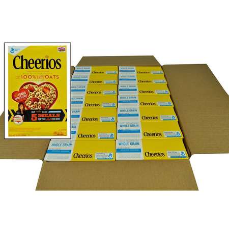 CHEERIOS Cheerios Cereal Box 12 oz., PK14 16000-48772